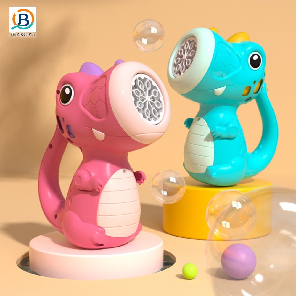 Cute Dinosaur Bubble Machine with Lights & Music (TB-4330915) — product photograph 1