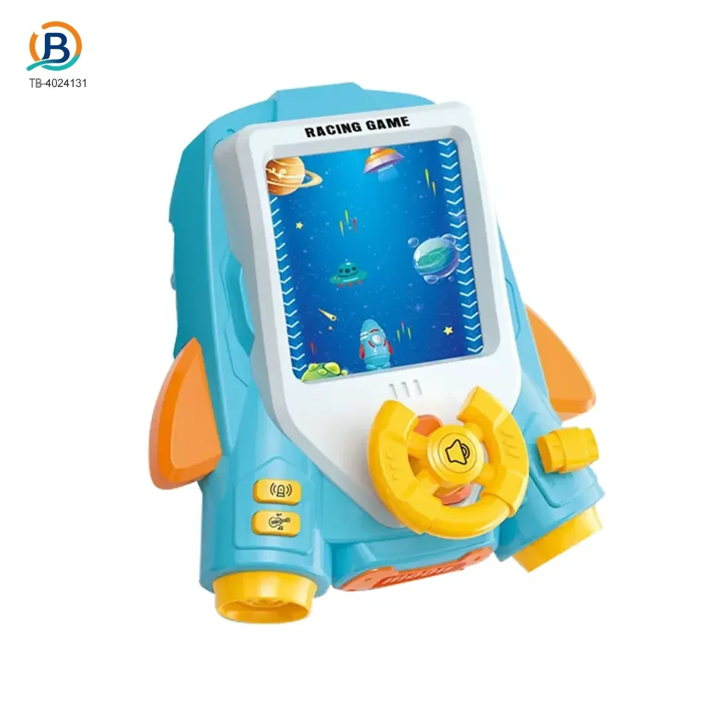 2-in-1 Space Car Game Machine Toy with Lights, Sounds, and Dual Charging Options (TB-4024131) — product photograph 1
