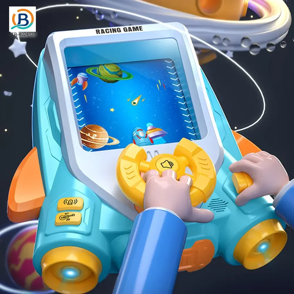 2-in-1 Space Car Game Machine Toy with Lights, Sounds, and Dual Charging Options (TB-4024131) — product photograph 3