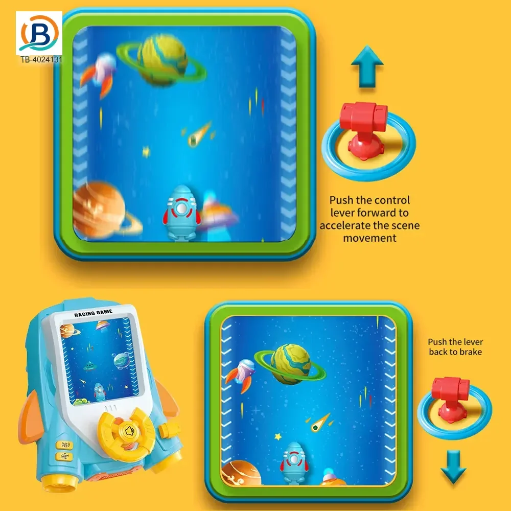 2-in-1 Space Car Game Machine Toy with Lights, Sounds, and Dual Charging Options (TB-4024131) — product photograph 4