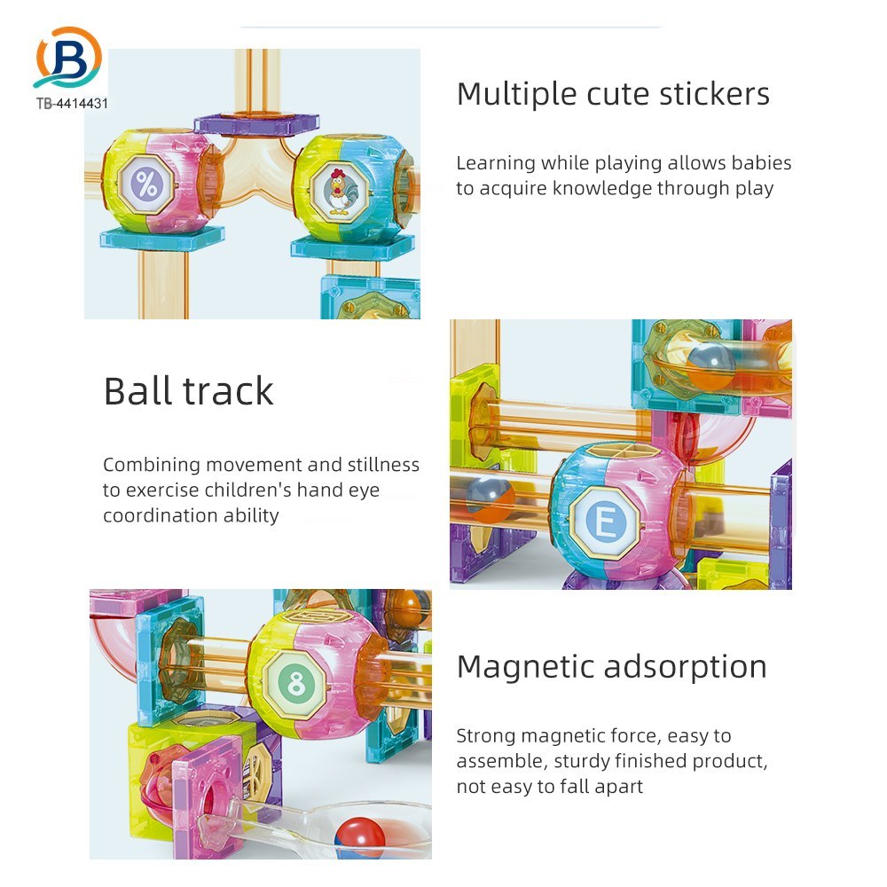 Transparent 3-in-1 Magnetic Building Blocks (TB-4414431) — product photograph 4