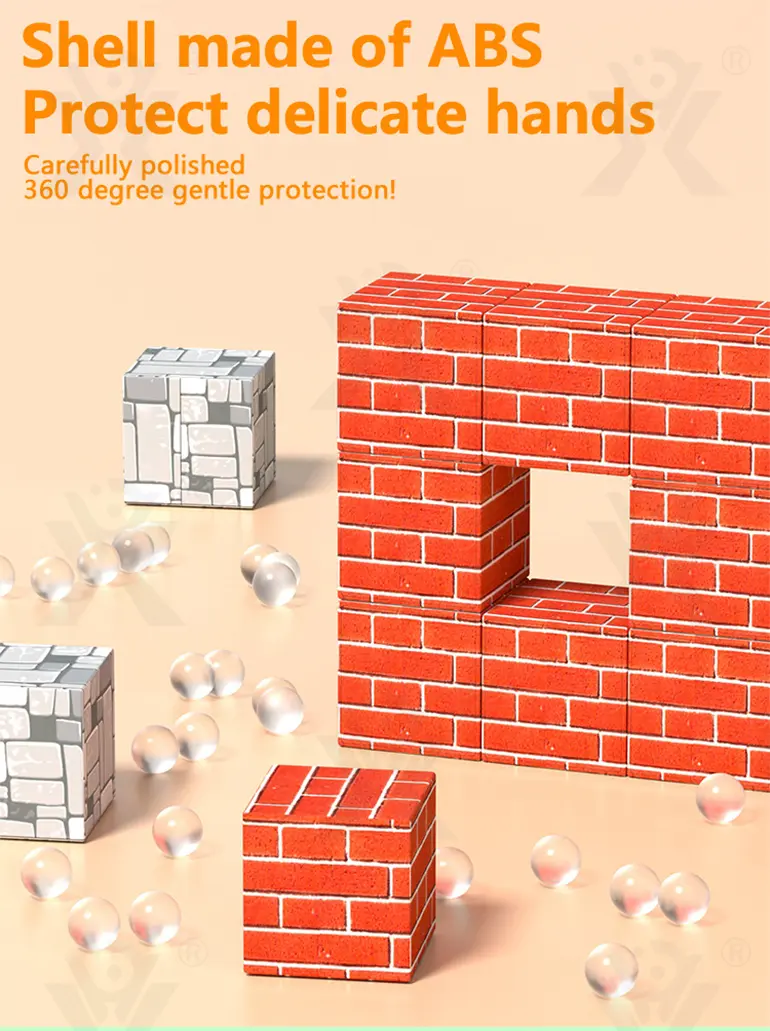 2cm Magnetic Building Blocks Manufacturer (TB-5025000) — illustrated product details, panel 4