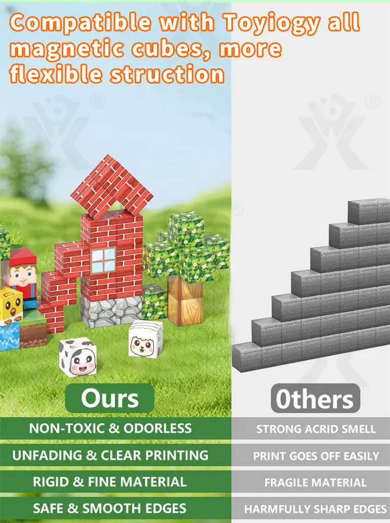 2cm Magnetic Building Blocks Manufacturer (TB-5025000) — illustrated product details, panel 6