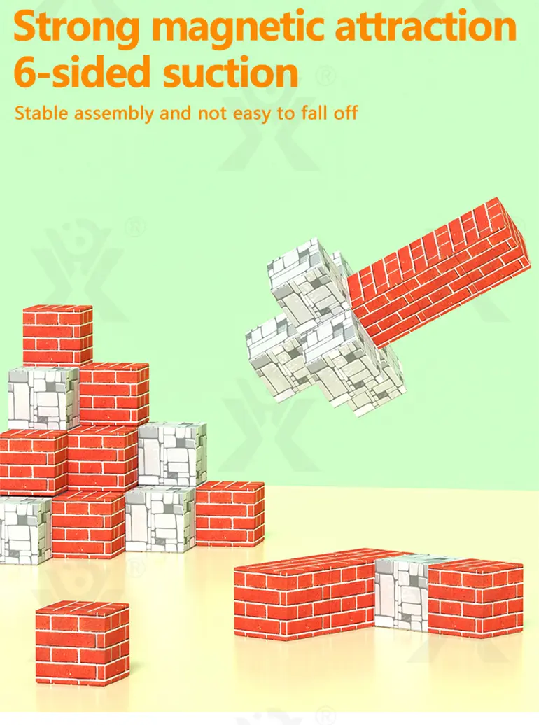 2cm Magnetic Building Blocks Manufacturer (TB-5025000) — illustrated product details, panel 8