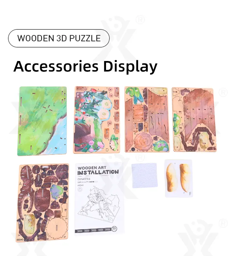 3D Insect Wooden Puzzle Supplier, STEM Toy– Improves Creativity and Fine Motor Skills (TB-4275849) — illustrated product details, panel 6
