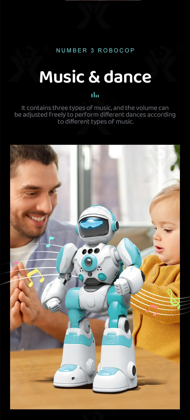 Intelligent Voice Robot Toy In Bulk, RC Control, AI Robot Toy (TB-4162532) — illustrated product details, panel 7