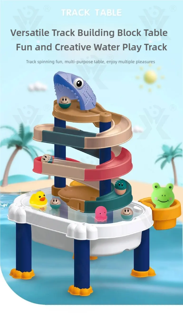 Track Building Block Table Toy For Babies’ Creative Playing (TB-2259528) — illustrated product details, panel 1
