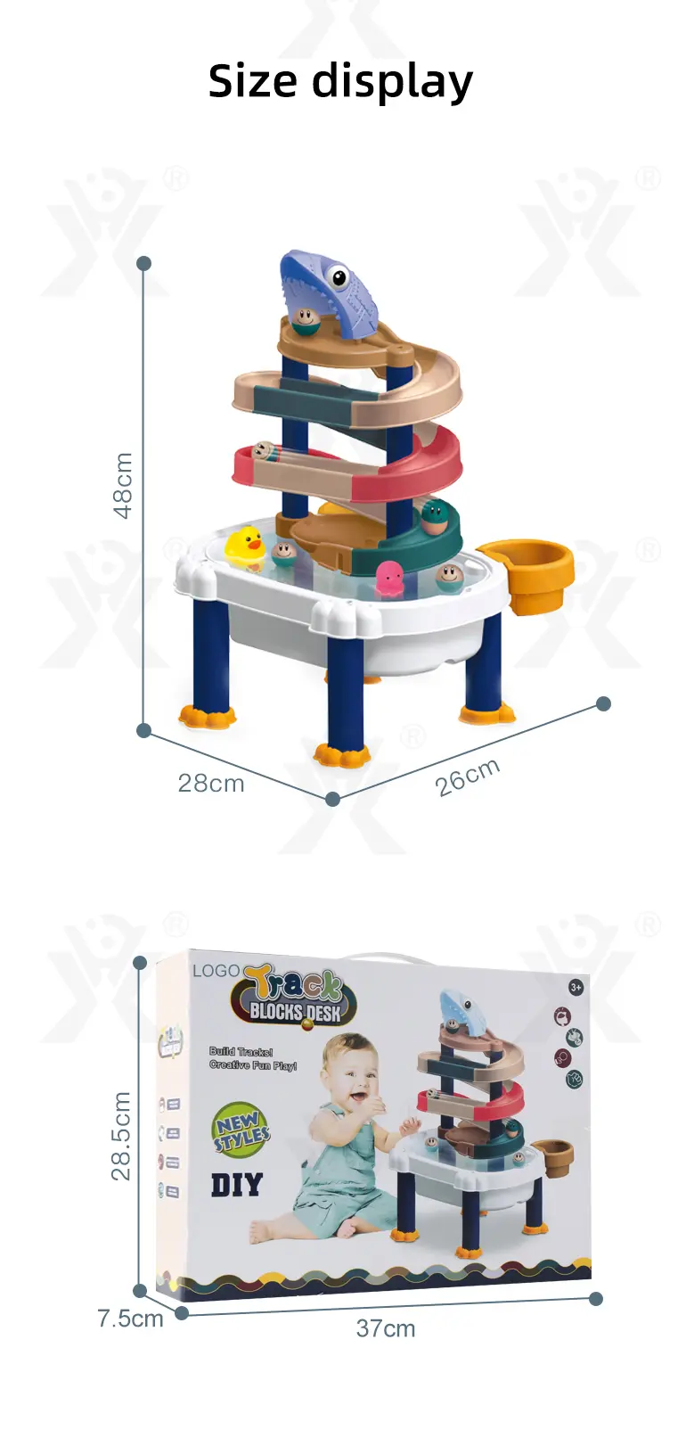 Track Building Block Table Toy For Babies’ Creative Playing (TB-2259528) — illustrated product details, panel 12