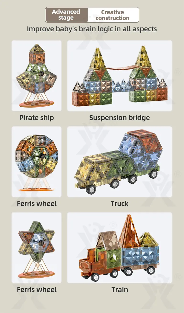 Diamond Magnetic Sheet Bricks (TB-4074530) — illustrated product details, panel 10