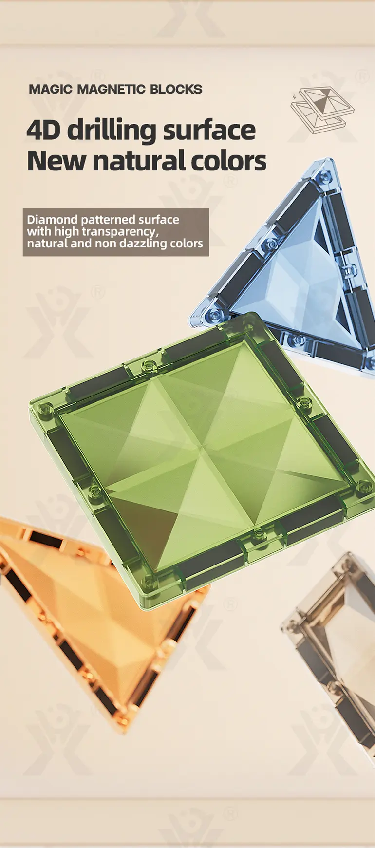 Diamond Magnetic Sheet Bricks (TB-4074530) — illustrated product details, panel 4