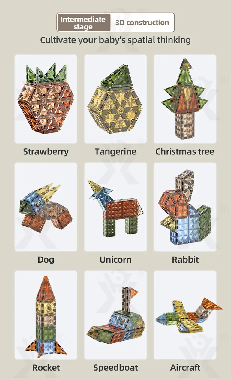 Diamond Magnetic Sheet Bricks (TB-4074530) — illustrated product details, panel 9