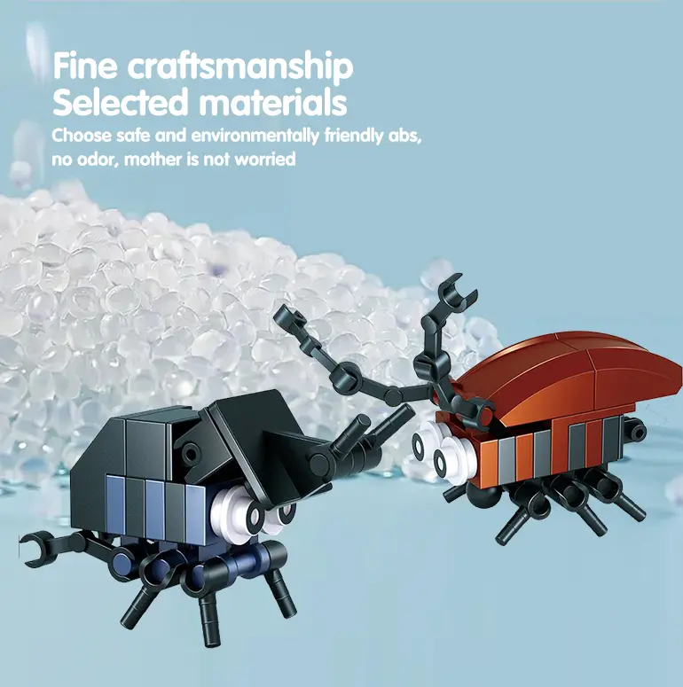 Insect Set Building Bricks For Kids Creative Playing (TB-1625160) — illustrated product details, panel 4
