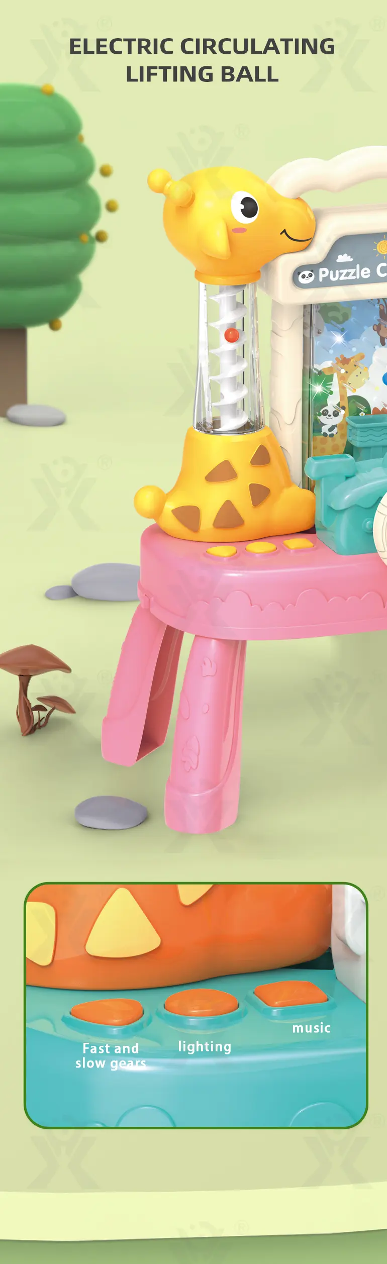 Cartoon Bean Catching Machine Toy, Educational Toy (TB-3989341) — illustrated product details, panel 3