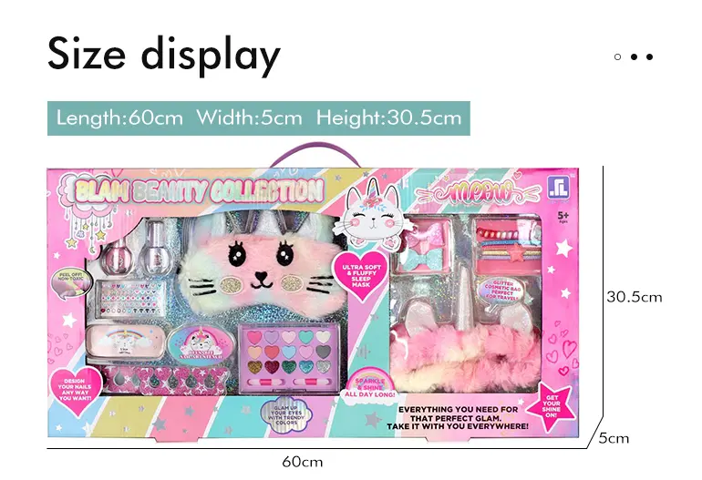 Safe DIY Makeup Set Toy For Kids, Stir Up Creativity (TB-2257309) — illustrated product details, panel 6
