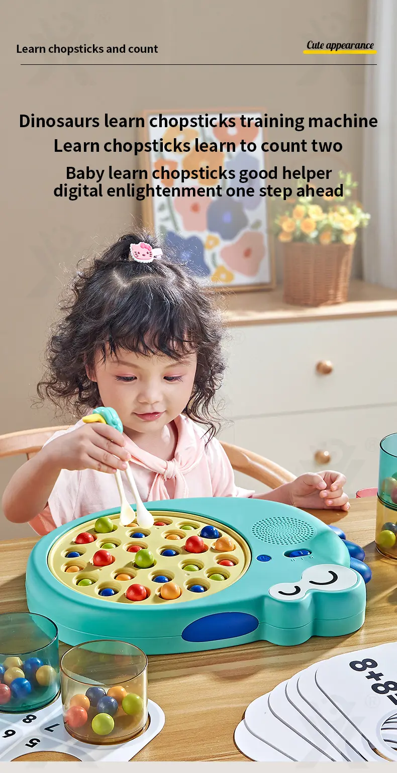 Chopsticks Training Machine Toy, Educational Toy (TB-4163000) — illustrated product details, panel 1