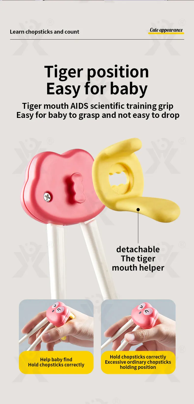 Chopsticks Training Machine Toy, Educational Toy (TB-4163000) — illustrated product details, panel 6