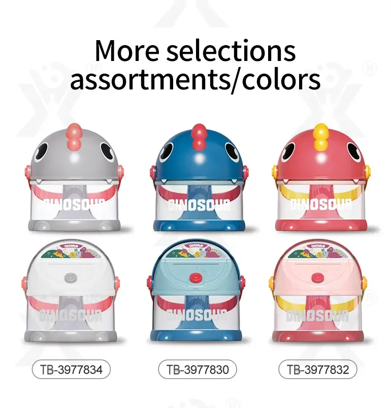 Dinosaur Piggy Bank, Transparent Deposit Box With a Wish Book, ABS Material (TB-3977830) — illustrated product details, panel 7