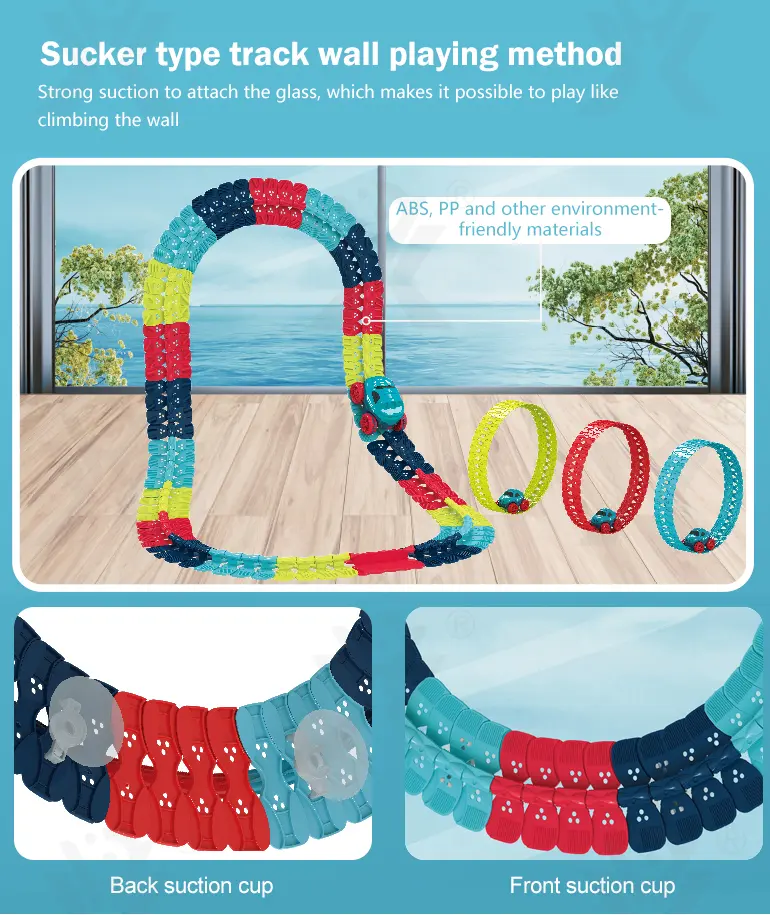 Anti-Gravity Rail Vehicle Toy (TB-2902120) — illustrated product details, panel 3