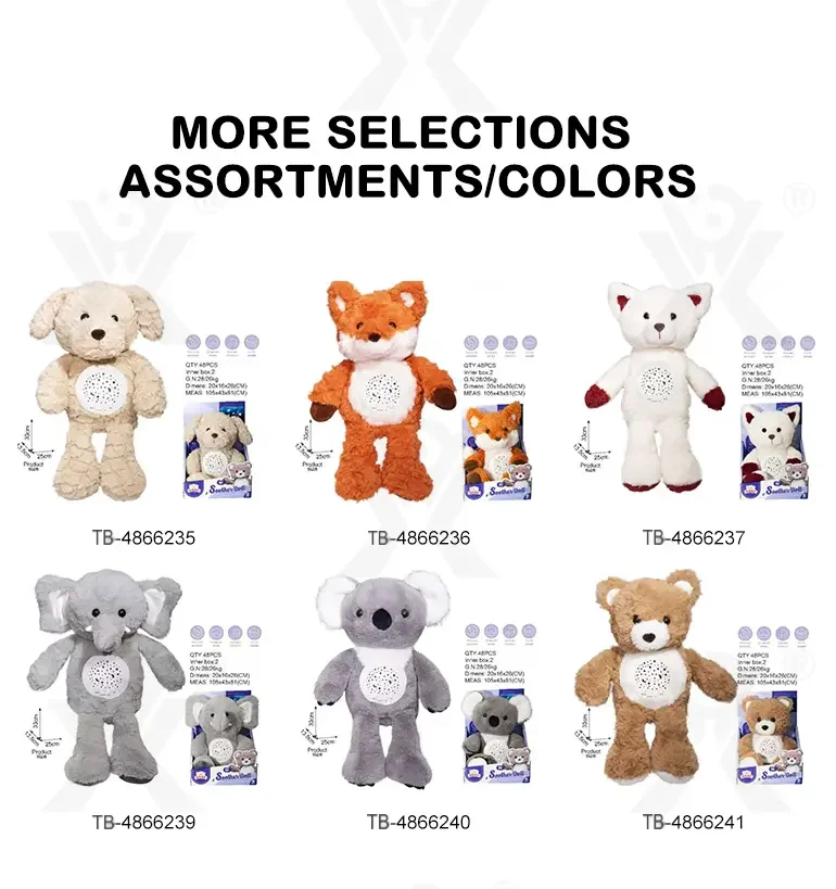 Music Soothes Plush Toy Within Starry Projection, White Noise, Music Loop, Voice IC Detachable For Cleaning (TB-4866236) — illustrated product details, panel 7