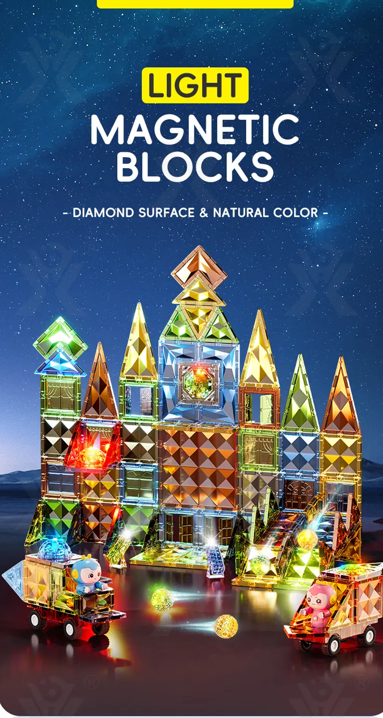 Luminescent Magnetic Bricks (TB-4193968) — illustrated product details, panel 1