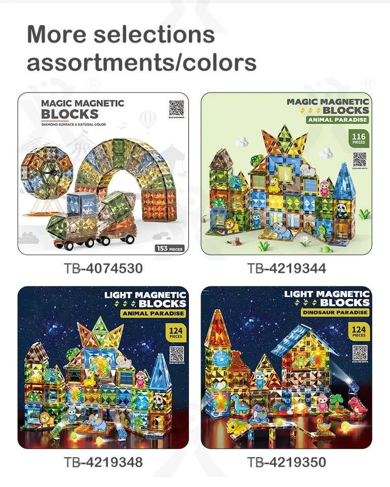 Luminescent Magnetic Bricks (TB-4193968) — illustrated product details, panel 13