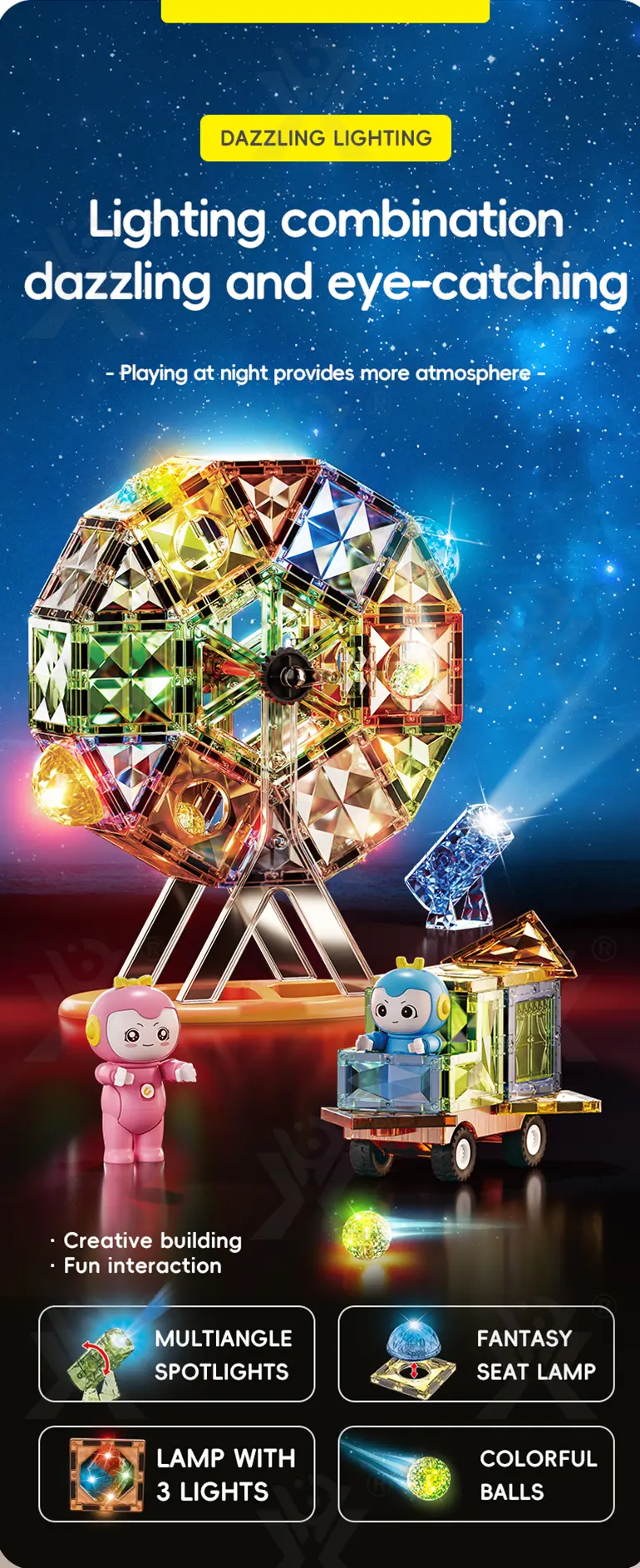 Luminescent Magnetic Bricks (TB-4193968) — illustrated product details, panel 4