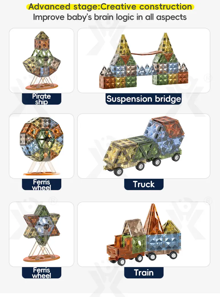 Glowing Magnetic Brick Toy (TB-4193966) — illustrated product details, panel 12