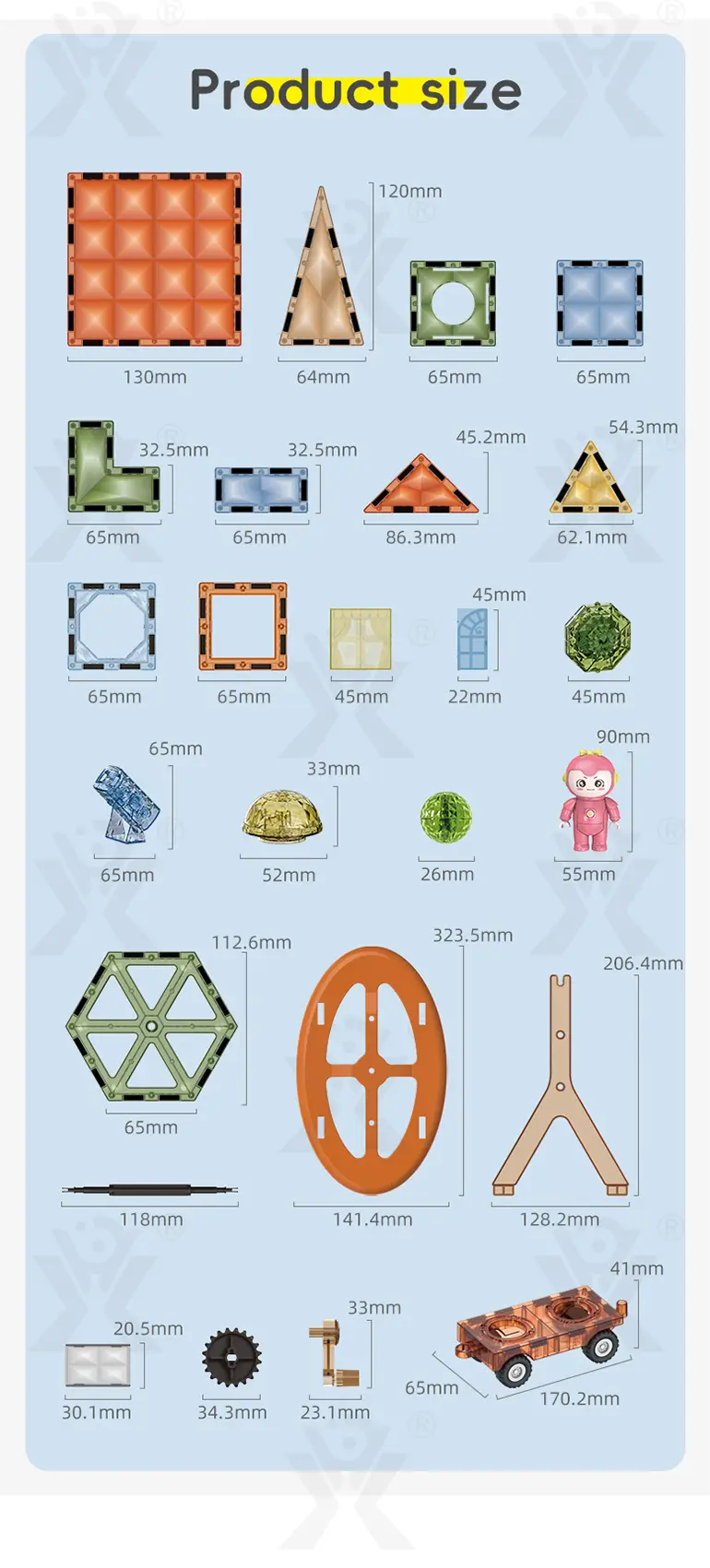 Glowing Magnetic Brick Toy (TB-4193966) — illustrated product details, panel 15