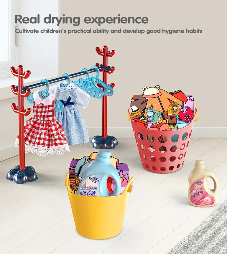 Simulation Washing Machine Toy For Kids, Pretend Play Set (TB-2268981) — illustrated product details, panel 3