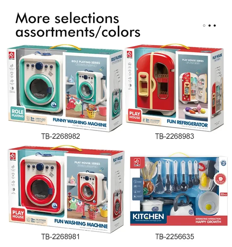 Simulation Washing Machine Toy For Kids, Pretend Play Set (TB-2268981) — illustrated product details, panel 4
