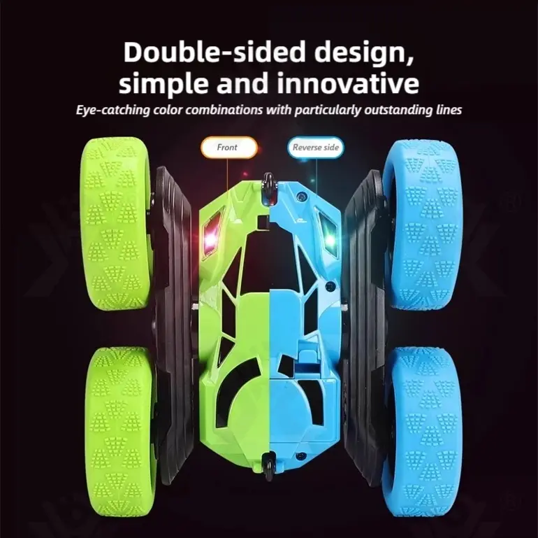 2.4G RC Double-sided Stunt Car Toy, RC Toy (TB-4894352) — illustrated product details, panel 11
