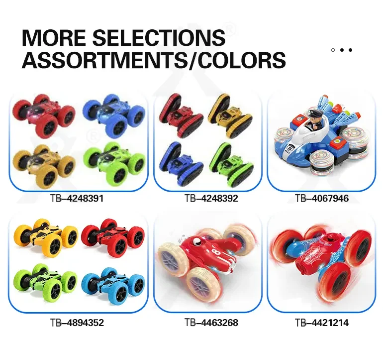 2.4G RC Double-sided Stunt Car Toy, RC Toy (TB-4894352) — illustrated product details, panel 15