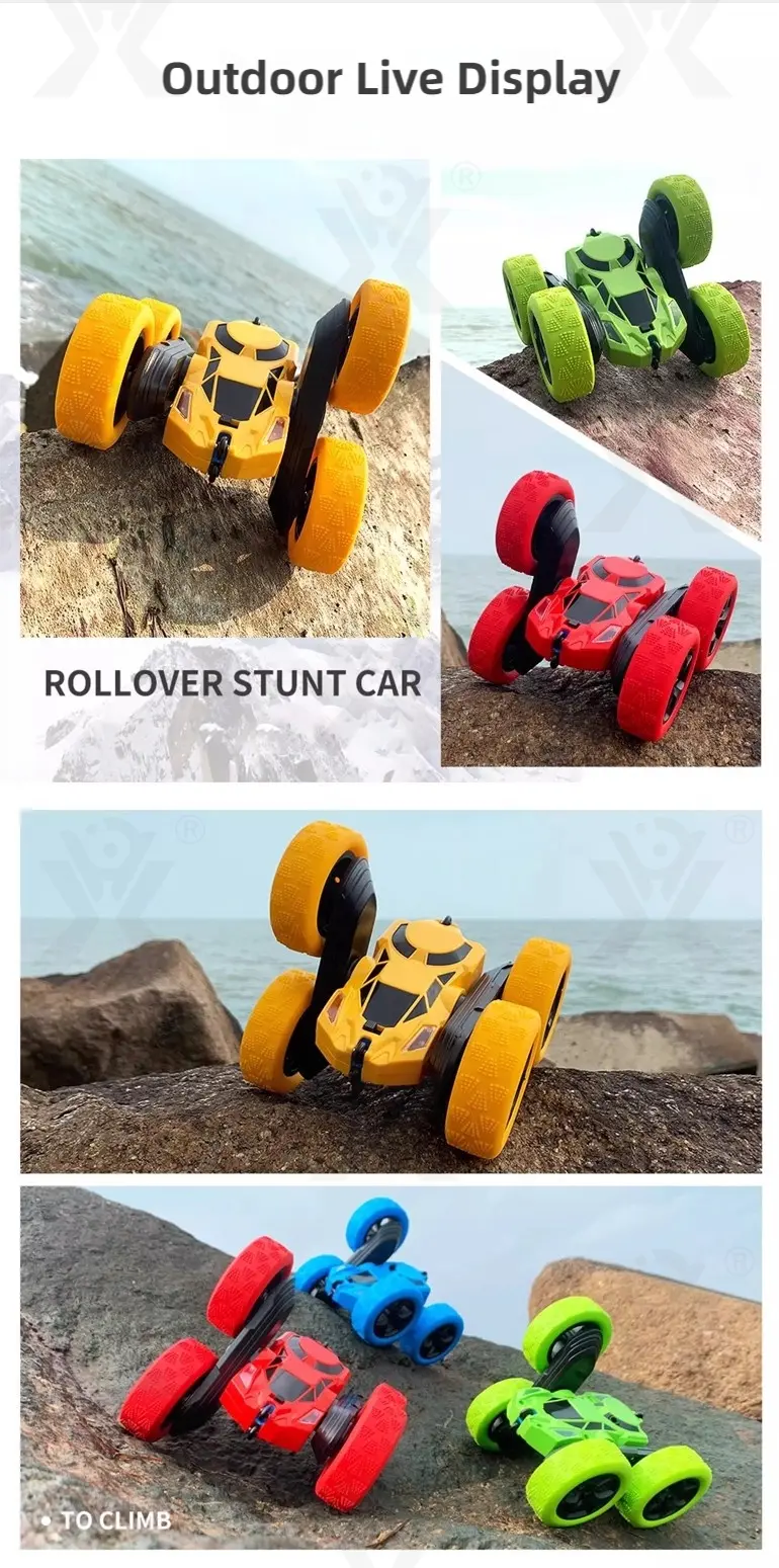 2.4G RC Double-sided Stunt Car Toy, RC Toy (TB-4894352) — illustrated product details, panel 3
