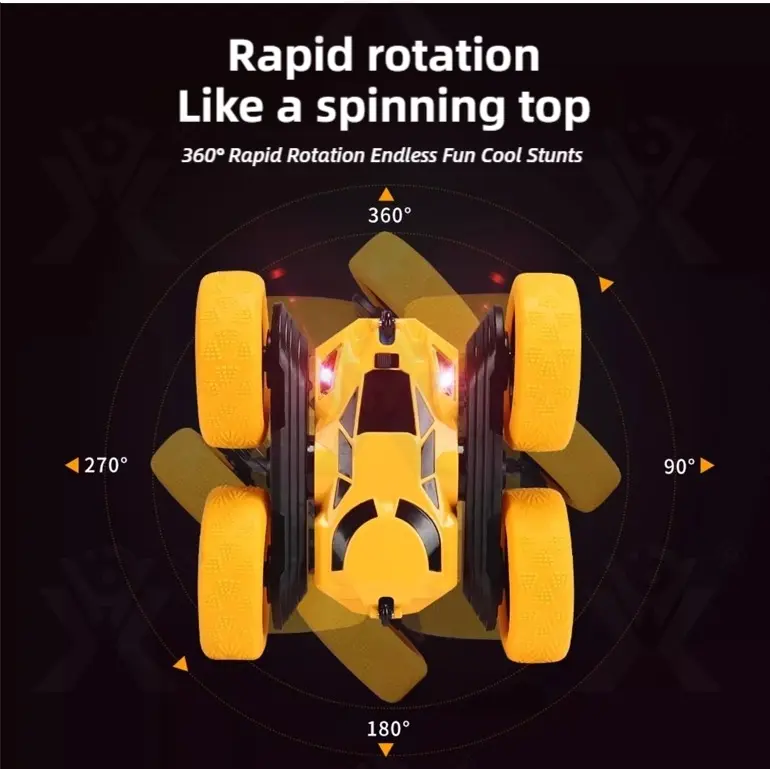 2.4G RC Double-sided Stunt Car Toy, RC Toy (TB-4894352) — illustrated product details, panel 4