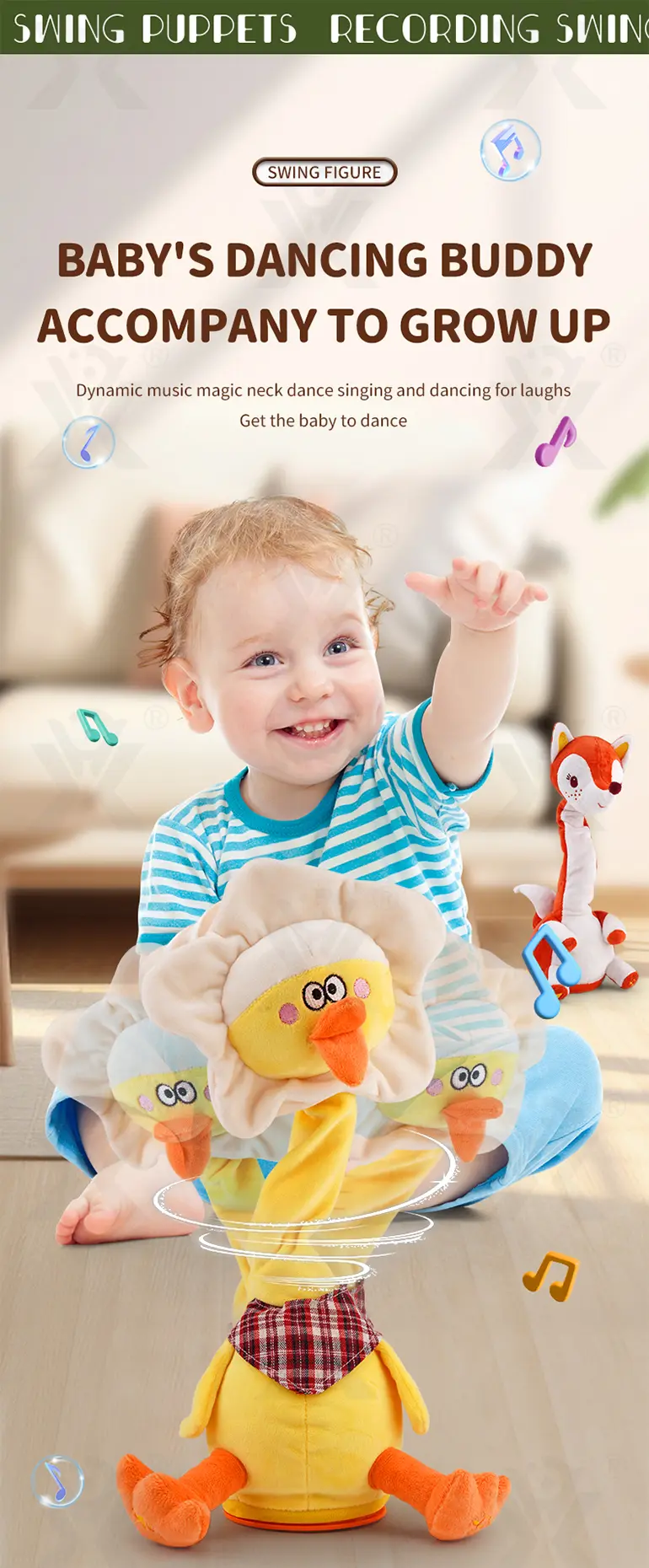 Swinging Cute Duck Toy (TB-4355242) — illustrated product details, panel 3