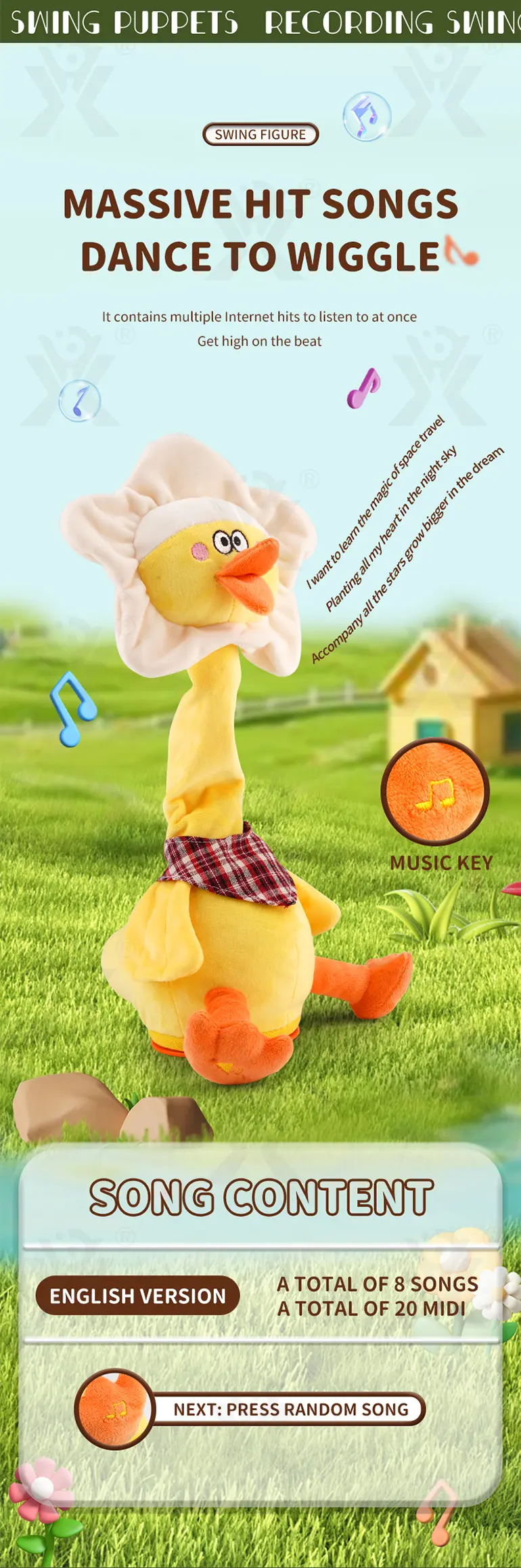 Swinging Cute Duck Toy (TB-4355242) — illustrated product details, panel 5