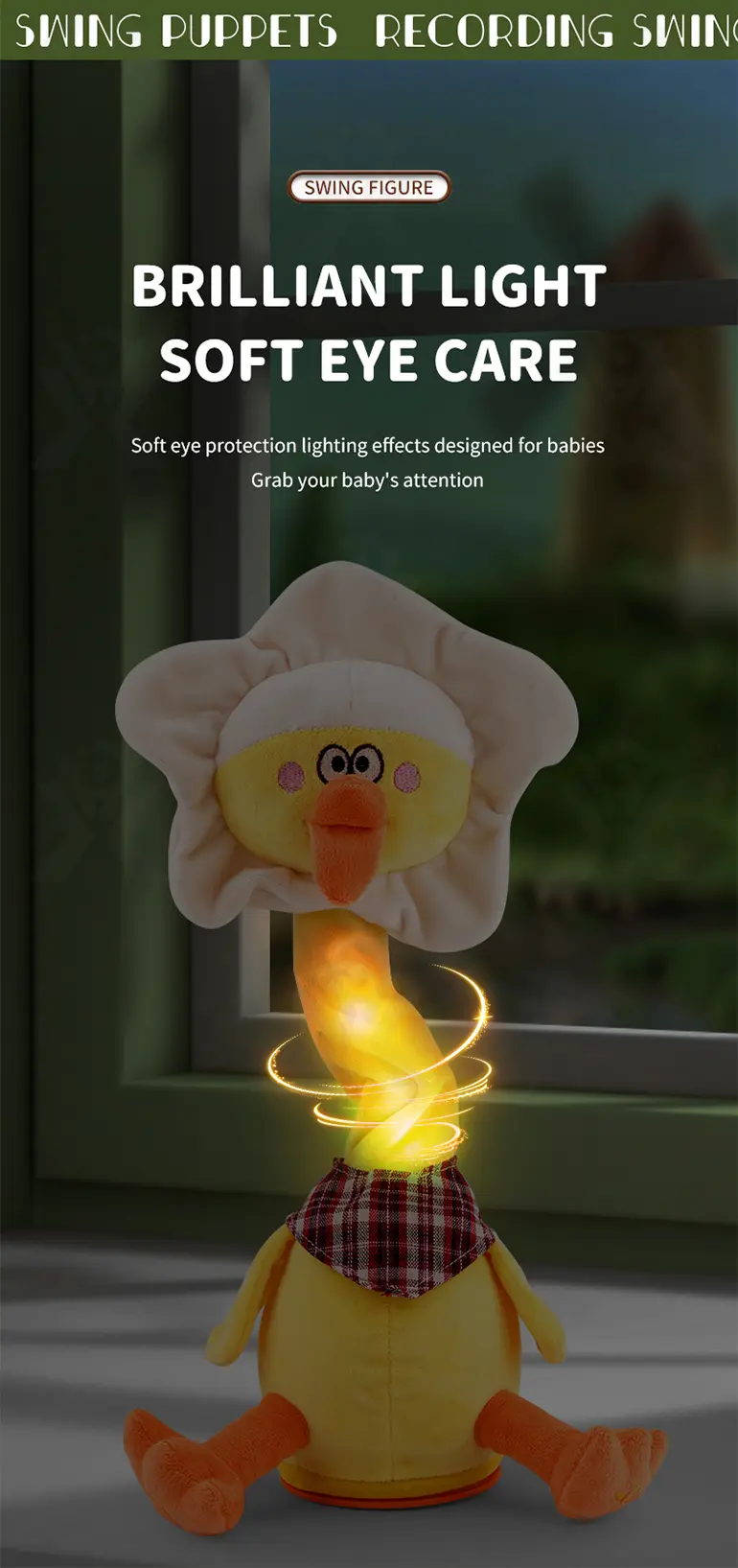Swinging Cute Duck Toy (TB-4355242) — illustrated product details, panel 8