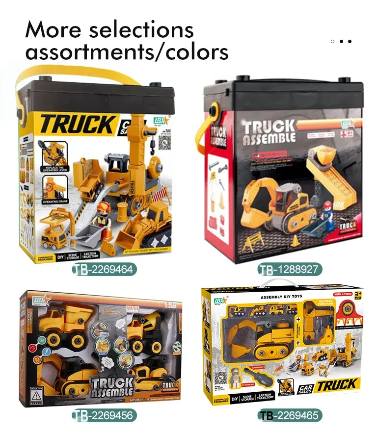 3-in-1 Track Excavator Toy, Engineering Vehicle (TB-2269465) — illustrated product details, panel 6