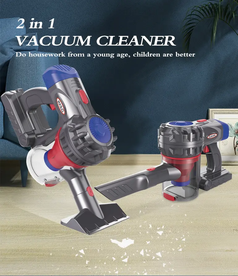 Realistic 2-in-1 Vacuum Cleaner (TB-2228974) — illustrated product details, panel 1