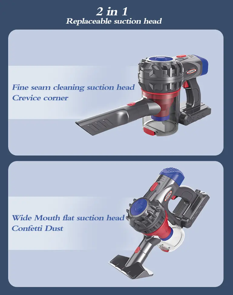 Realistic 2-in-1 Vacuum Cleaner (TB-2228974) — illustrated product details, panel 2
