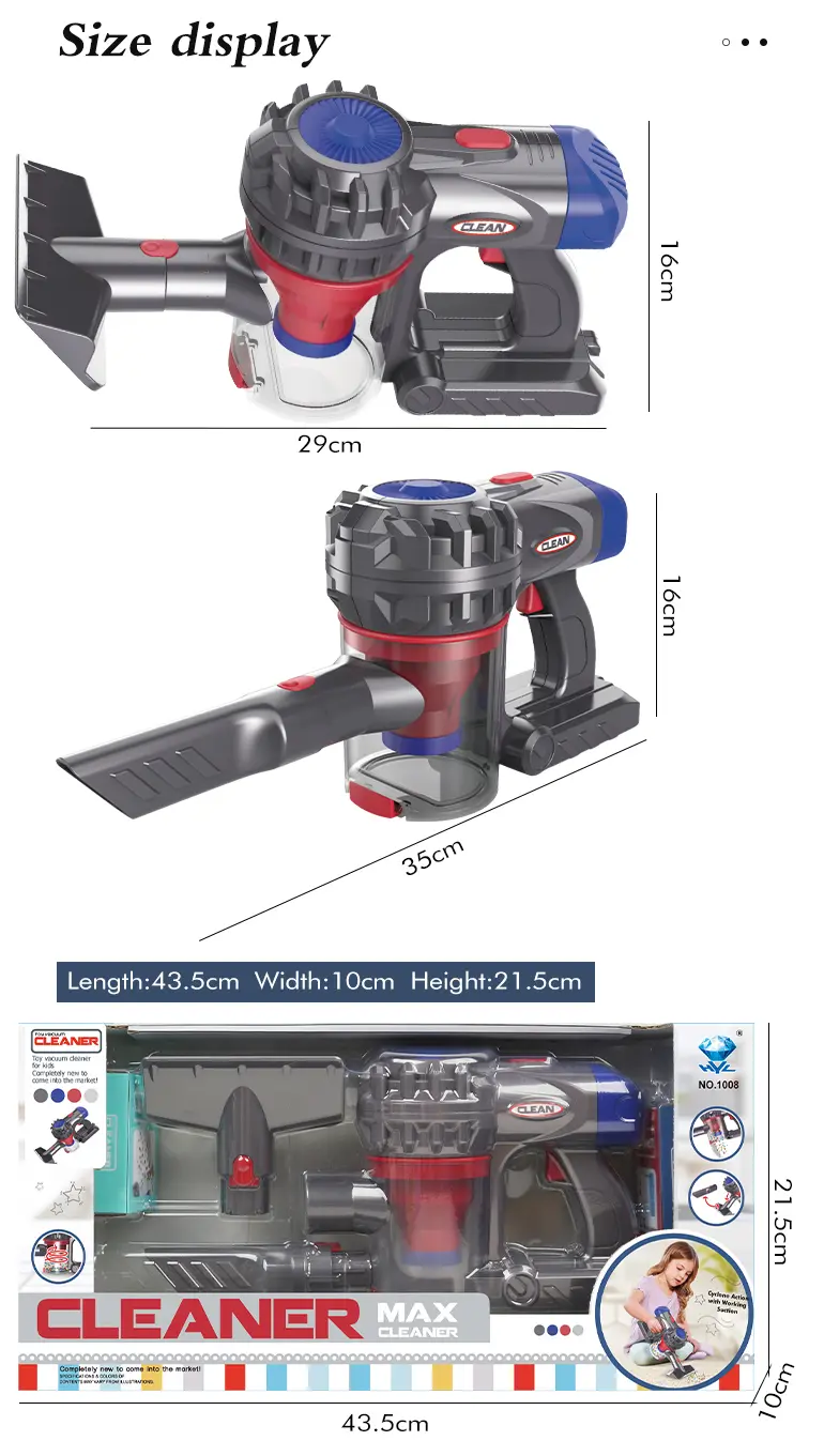 Realistic 2-in-1 Vacuum Cleaner (TB-2228974) — illustrated product details, panel 6