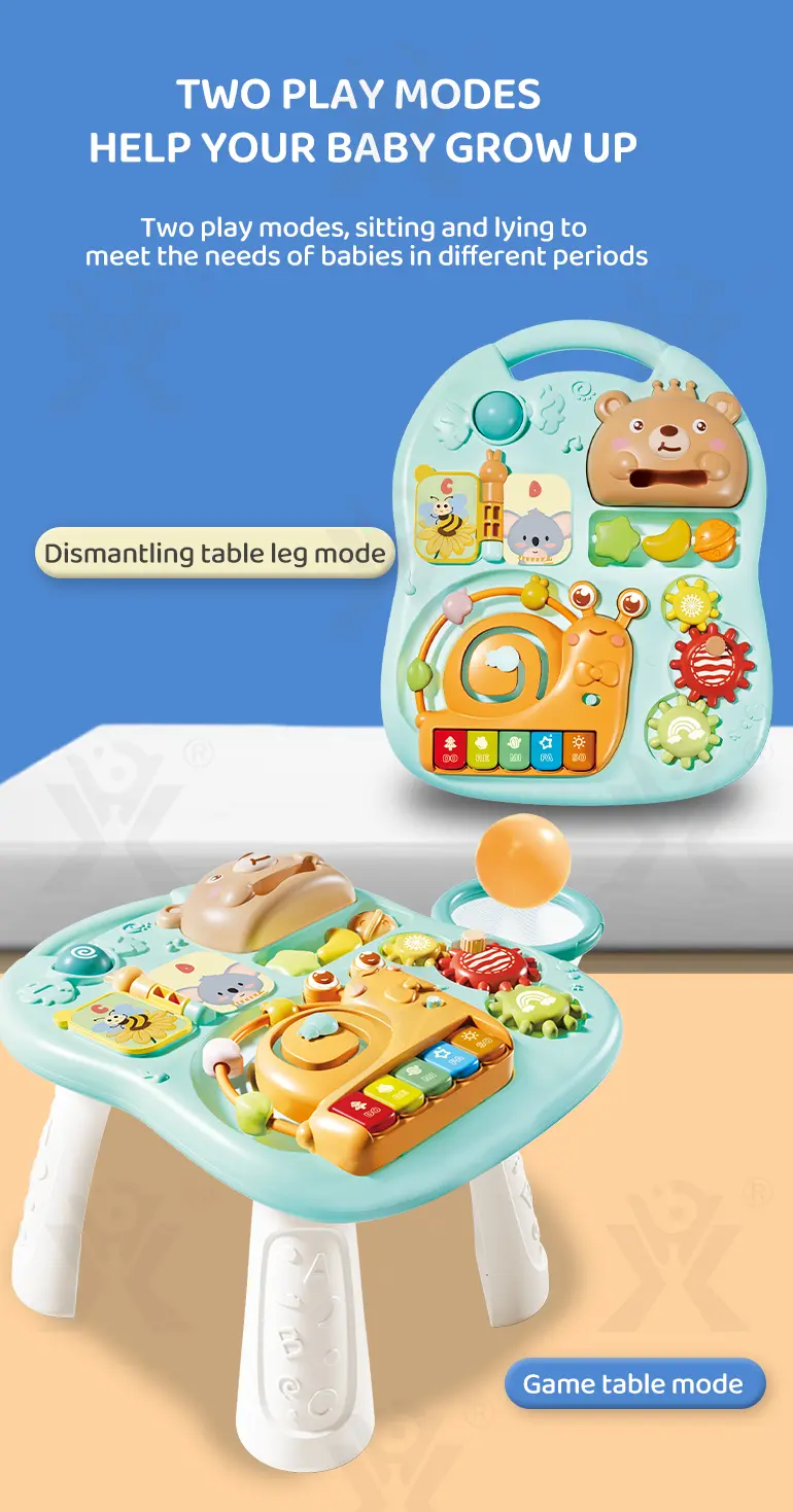 2-in-1 Baby Gaming Table Toy, 8 Activities, Sounds and Lights (TB-4985021) — illustrated product details, panel 4
