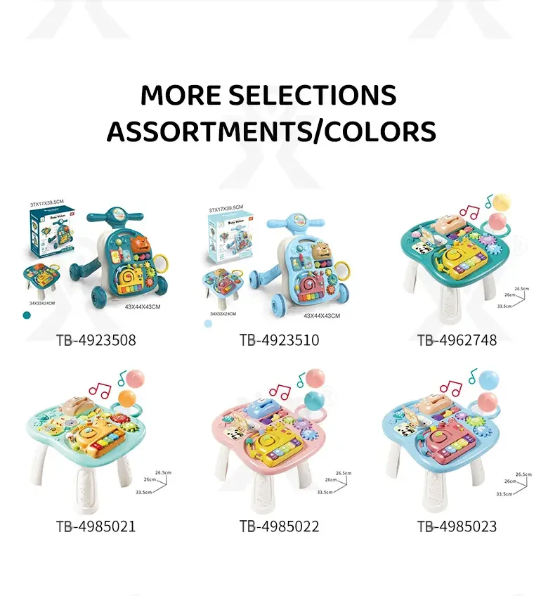 2-in-1 Baby Gaming Table Toy, 8 Activities, Sounds and Lights (TB-4985021) — illustrated product details, panel 7