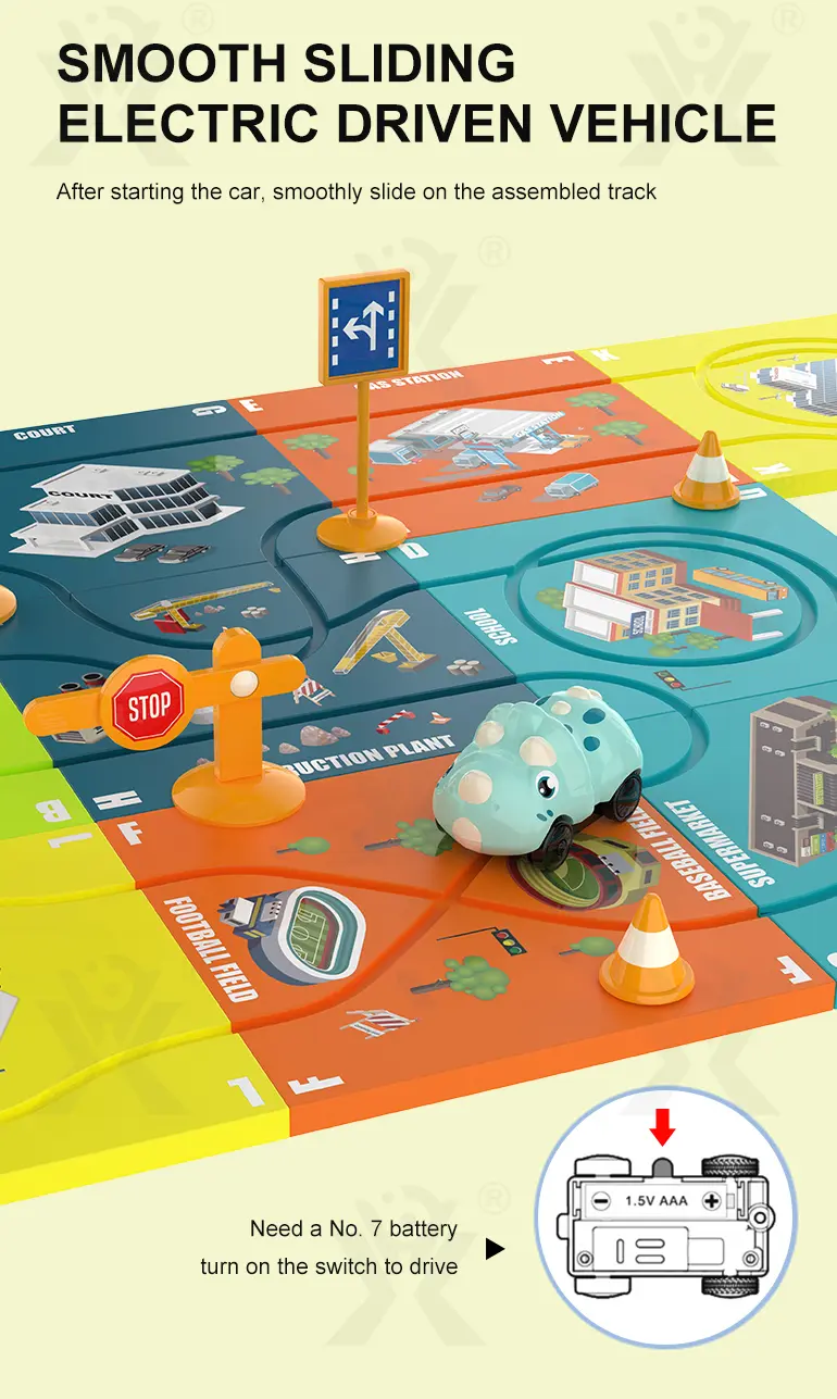 DIY Magnetic Puzzle Track Toy, Track Toy Set (TB-4171083) — illustrated product details, panel 4