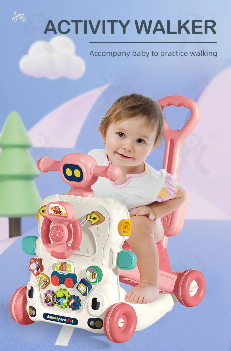 Multifunctional Activity Walker, Baby Walker (TB-4156253) — illustrated product details, panel 1