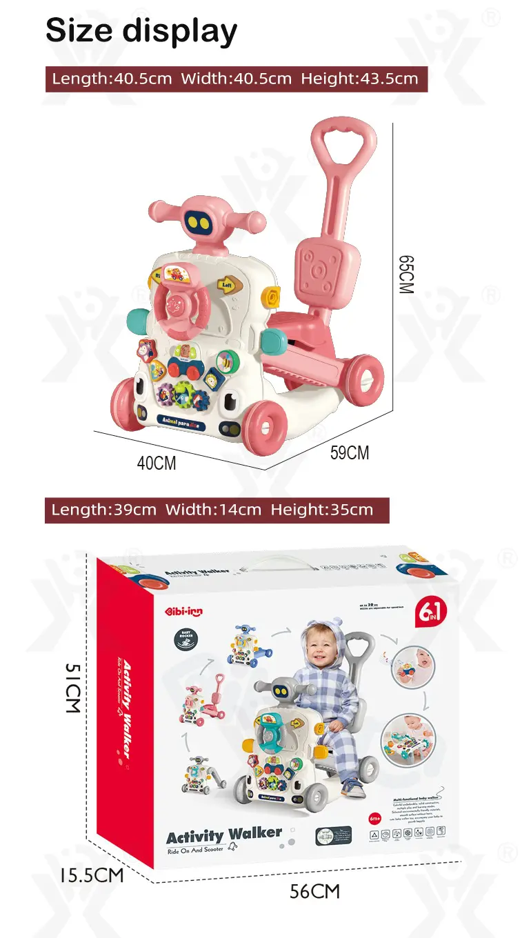 Multifunctional Activity Walker, Baby Walker (TB-4156253) — illustrated product details, panel 11