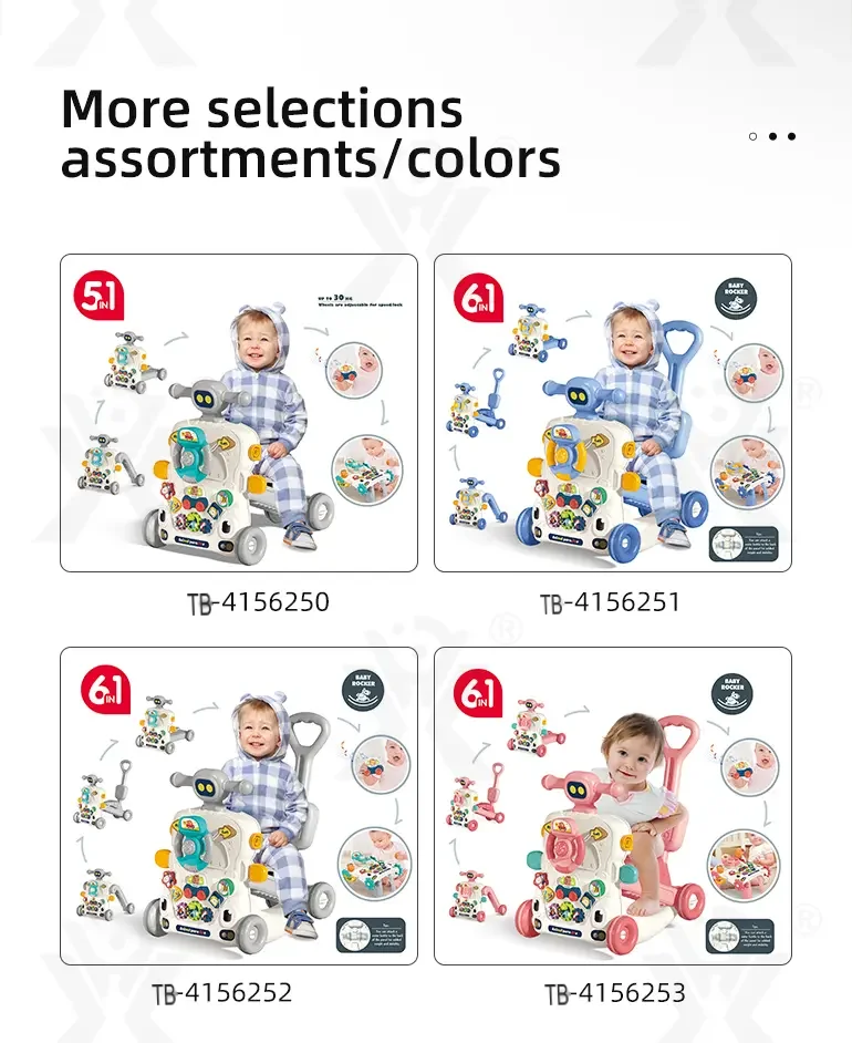 Multifunctional Baby Walker Supplier, 5-in-1, Baby Toy (TB-4156250) — illustrated product details, panel 7