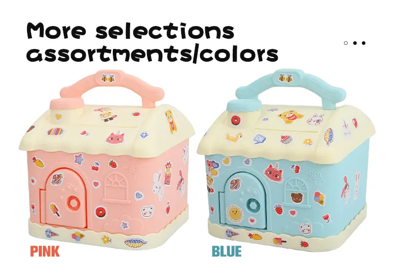 Treasure House Piggy Bank, Portable (TB-2297621) — illustrated product details, panel 5