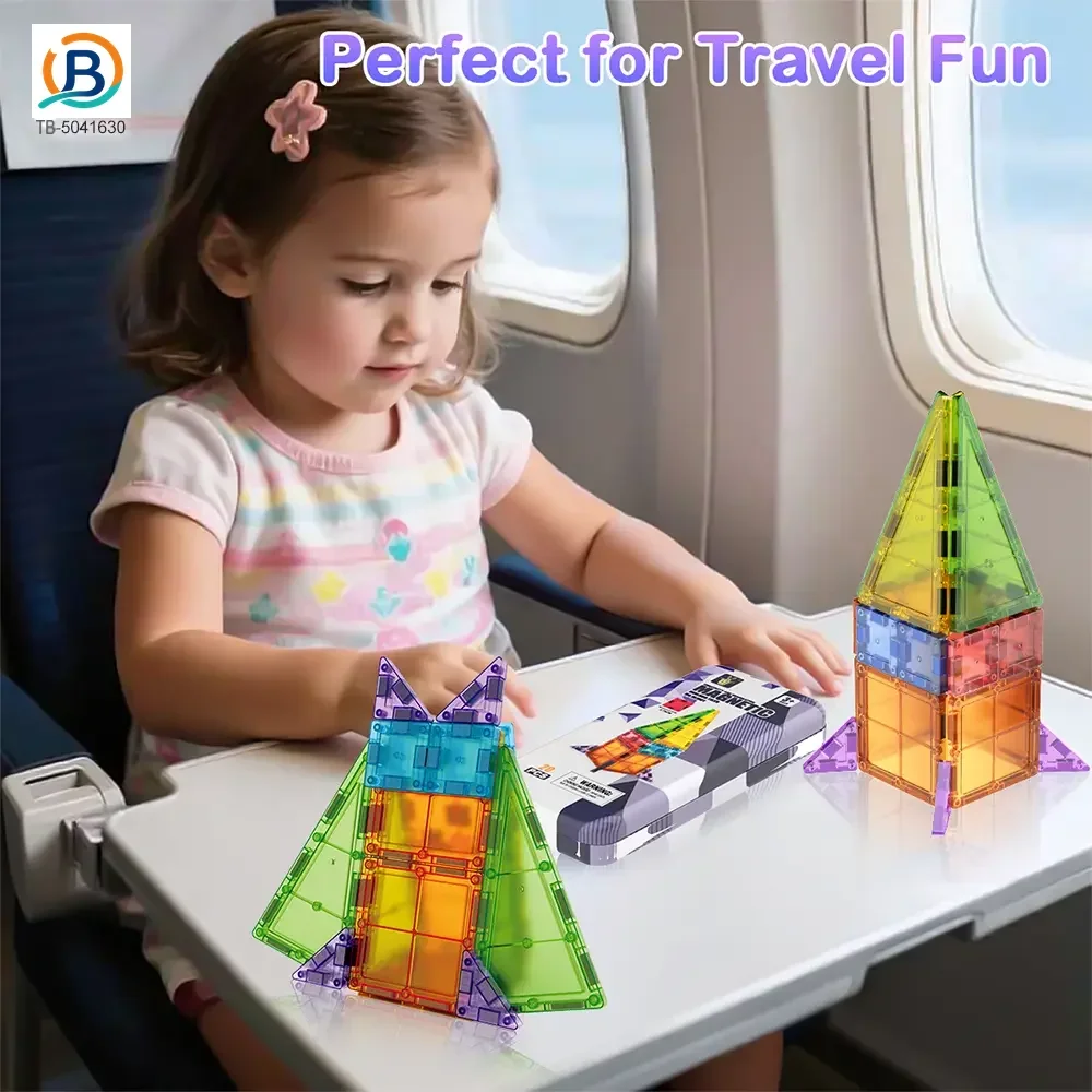 Magnetic Block Toy, Portable, 32 PCS, For Kids and Parents Collaboration Play, STEM Toy (TB-5041630) — product photograph 3