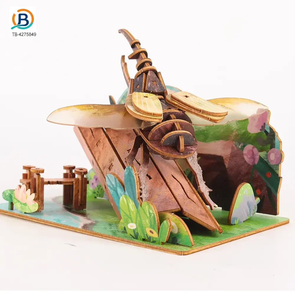 3D Insect Wooden Puzzle Supplier, STEM Toy– Improves Creativity and Fine Motor Skills (TB-4275849) — product photograph 5